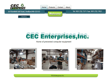 Tablet Screenshot of cecent.com